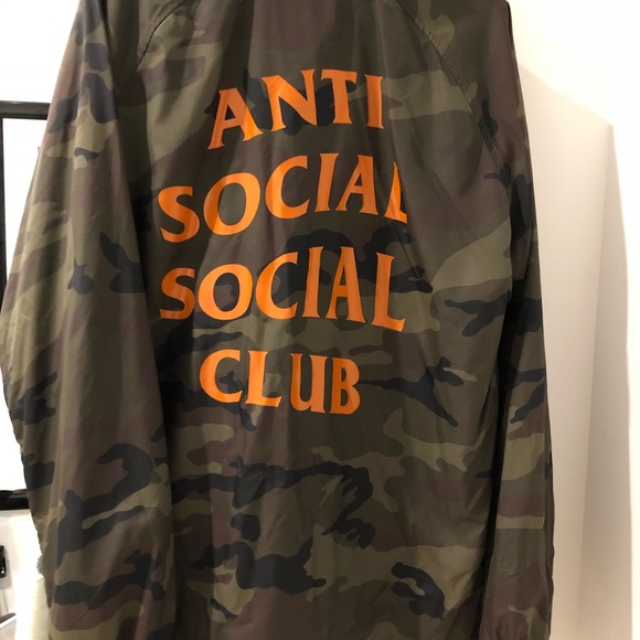 Anti Social Social Club Jackets & Blazers - Anti Social Social Club Camo Coach’s Jacket